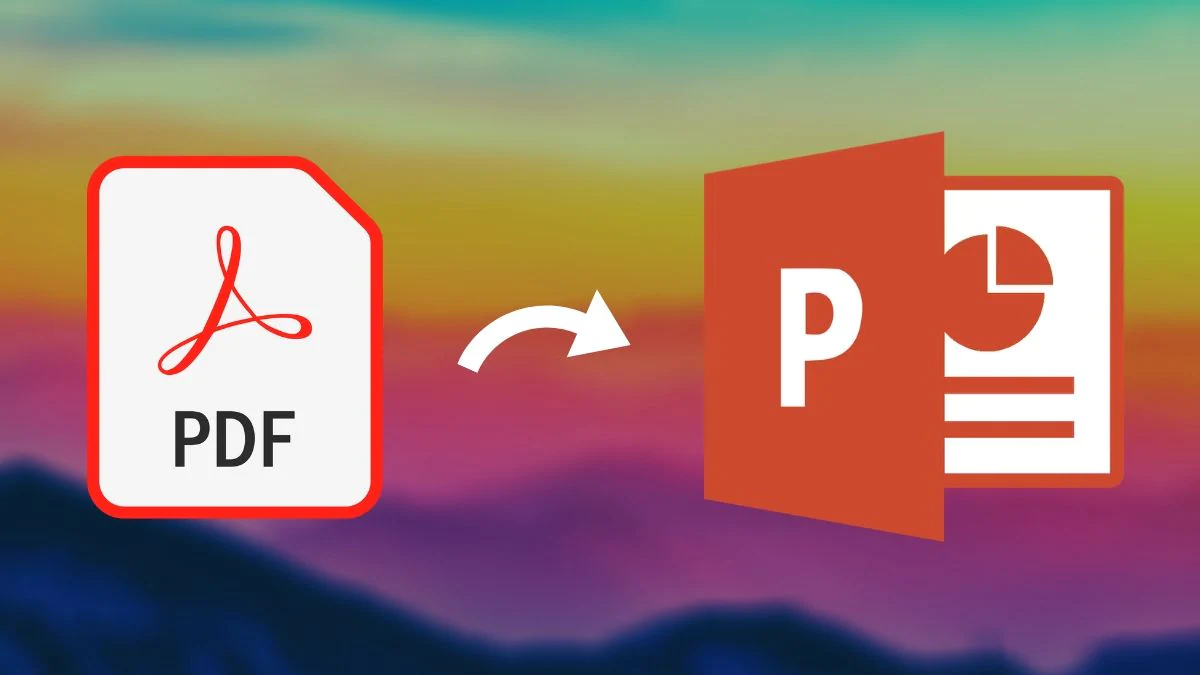 How to convert PDF files into a Microsoft PowerPoint presentation